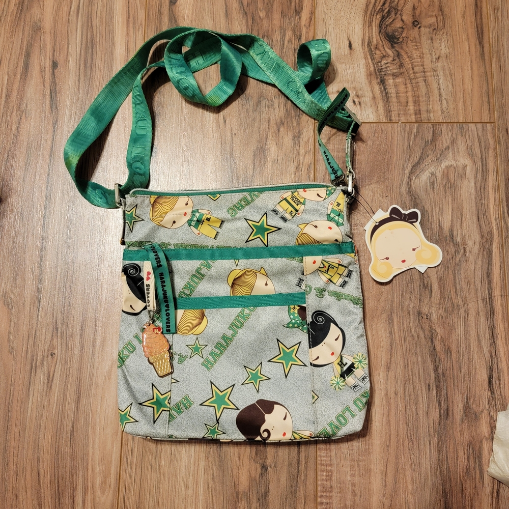 Vintage Harajuku Lovers Crossbody Bag